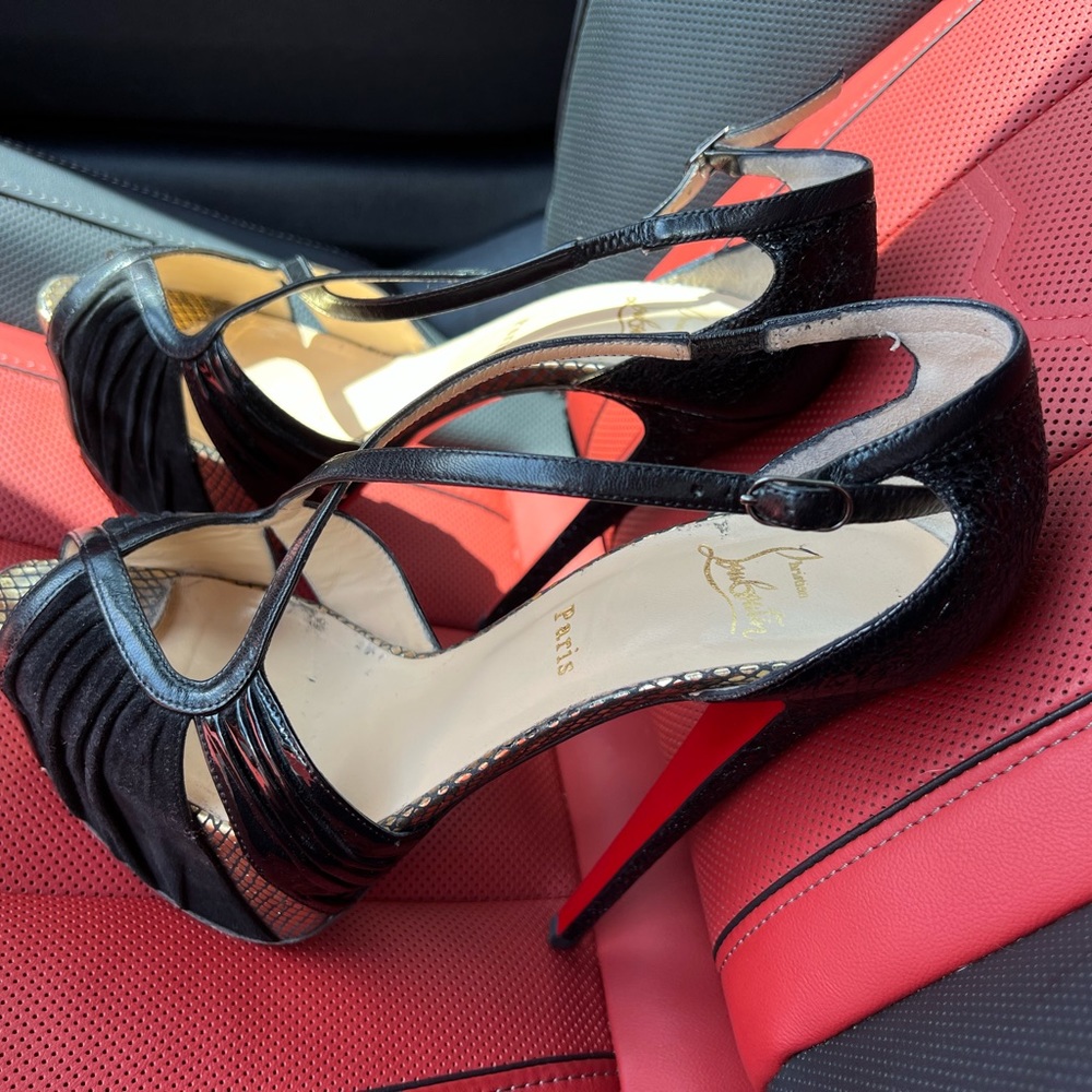 Beautiful Christian louboutin heels.  Worn twice